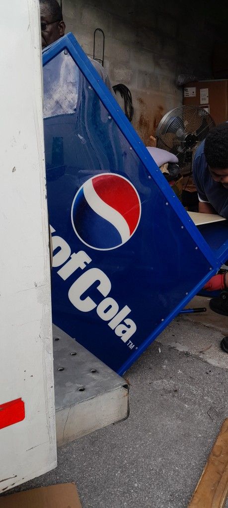 Antique Pepscola Cooler