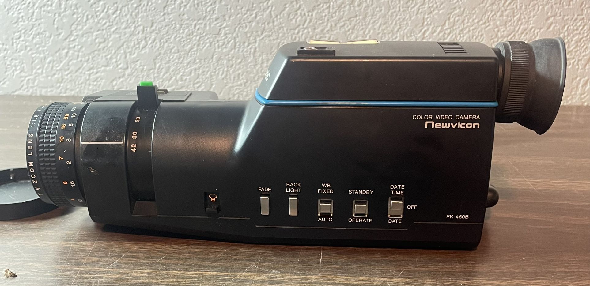 Panasonic PK-450B Color Video Camera 1980s Japan Untested Black