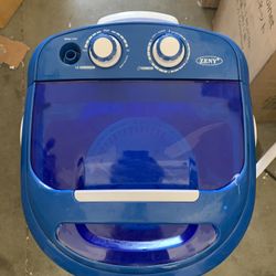 Portable Mini Washing Machine 5.7 lbs Washing Capacity Semi-Automatic Compact Washer Spinner Small Cloth Washer Laundry Appliances for Apartment, RV, 