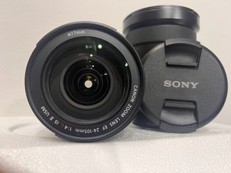 Sony G Master Lens And Canon 24-105 Mm Lens $3400 OBO