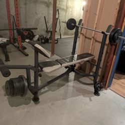 Weight Bench With Weights Included 
