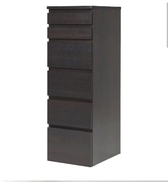 Ikea Malm Chest Of 6 Drawers With Mirror
