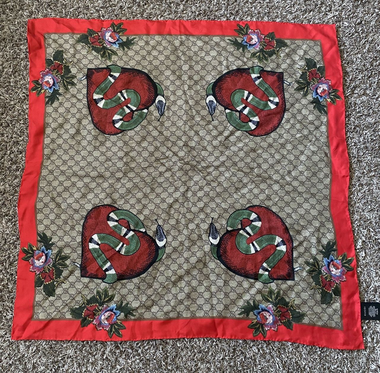 Gucci Silk Scarf