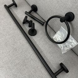 Bathroom Fixture Set Modern Contemporary Towel Toilet Hooks