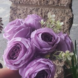Lavender Silk Roses