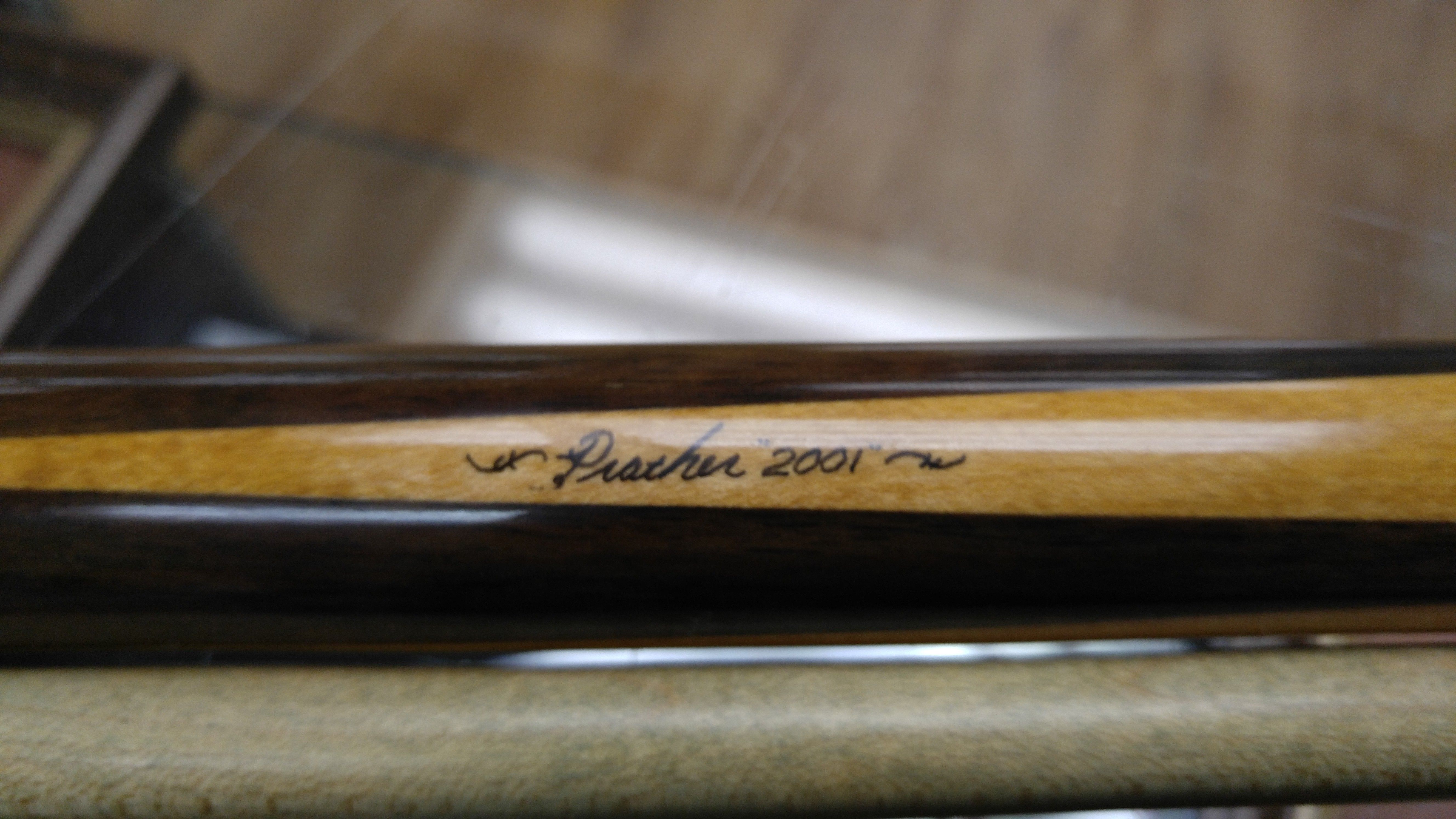 Prather 2001 two piece pool cue.