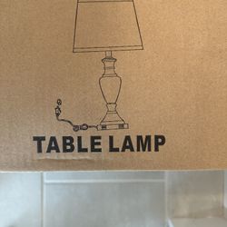 Table Lamps for Bedroom Set of 2, Bedside Lamps with USB Charging Ports