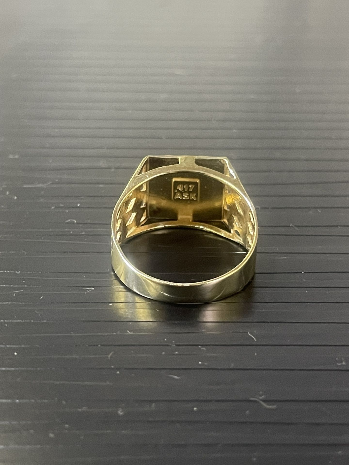 10K INITIAL “C” RING 🦾