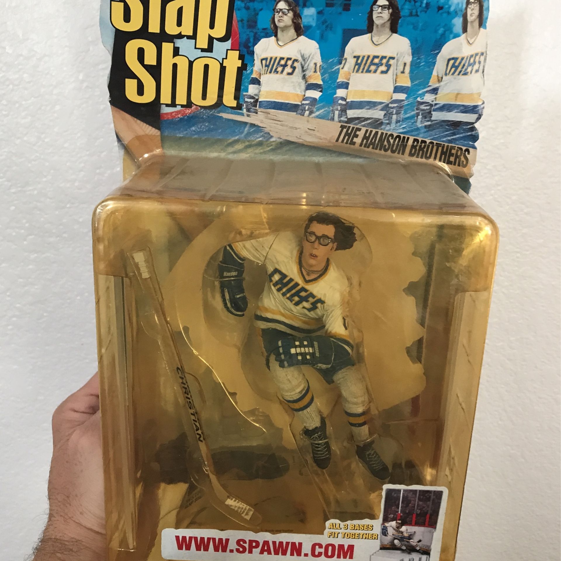 Steve Hanson Slap Shot Figure Unopened Box