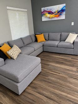 Gray Sectional Sofa