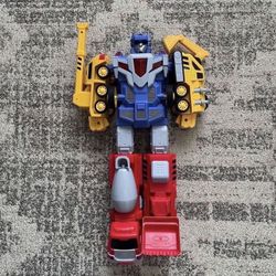 Construction Vehicles Transform Robot Toys  5 in 1 Trucks Gifts for Boys Girls 