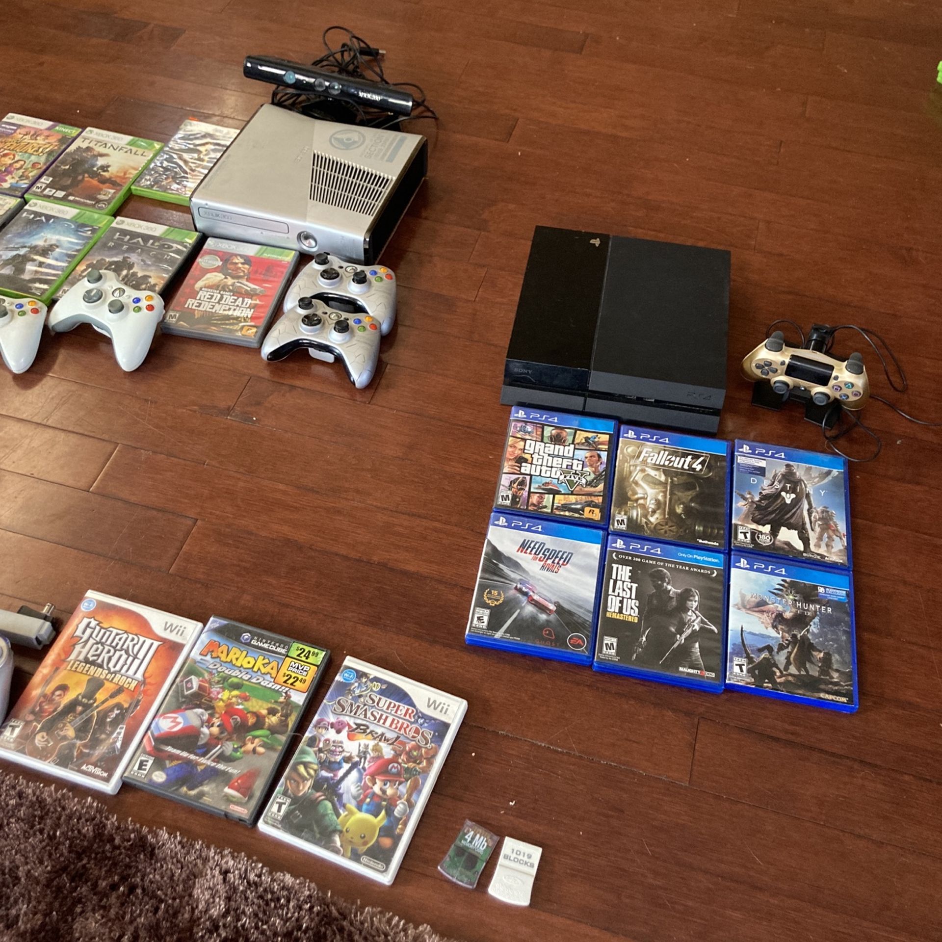 Gaming Stuff: Ps4, Xbox 360 (Halo Reach Edition), Games, Misc