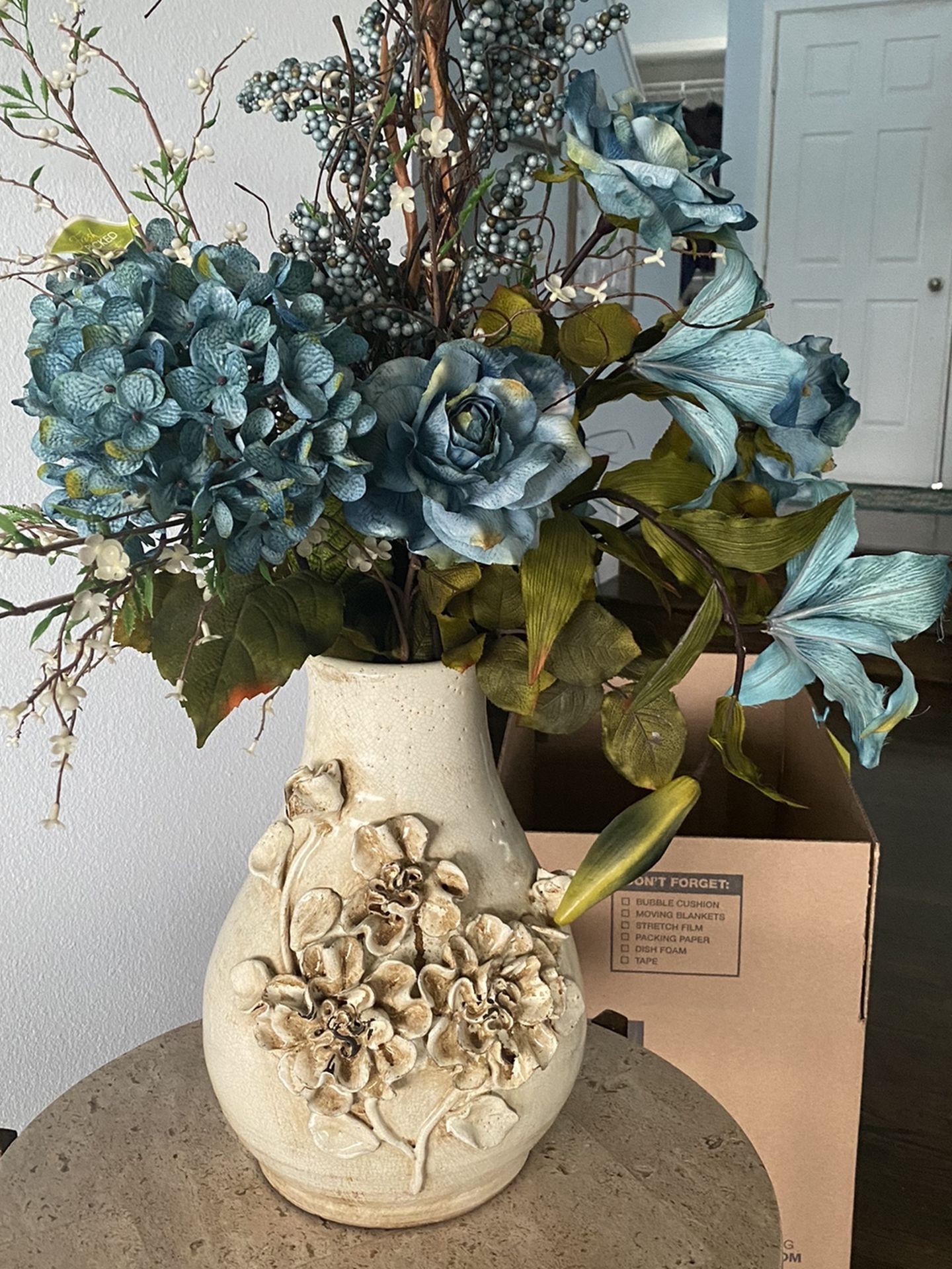 Unique Flower Vase Arrangement- Artificial