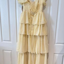 2 Yellow Dresses Size 10 