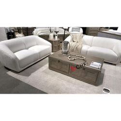 2 Pc Living Room Sofa And Loveseat Set 