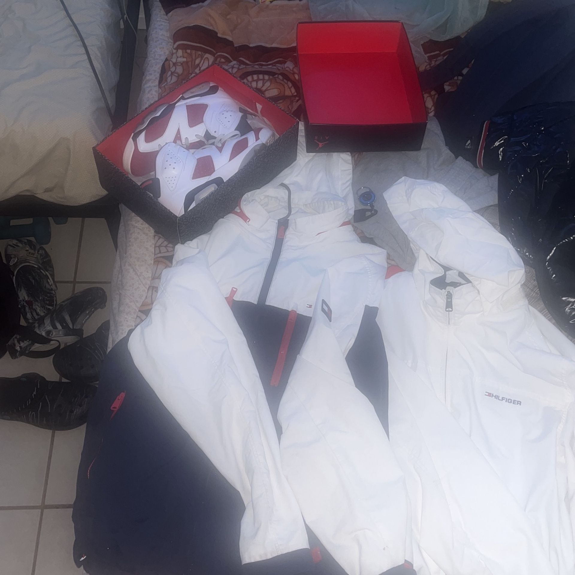Jordan 6s And Tommy Hill Figure Jackets