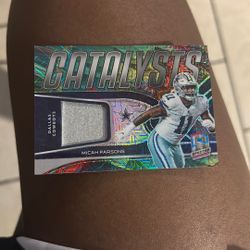 2022 Micah Parsons Panini Spectra Catalysts Jersey Patch /75 Dallas Cowboys