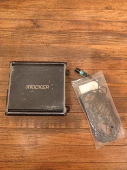 Kicker CXA600.1 with Kicker Bass Knob (600 watts RMS)