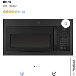 GE Electric Oven And Microwave