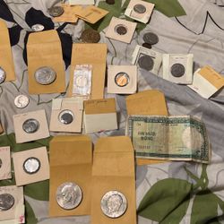 Many Coins  Lots Of Silver Among Many More  