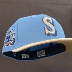 Seattle Mariners New Era Fitted Hat “SNORLAX”  Hook  Size 7 1/8