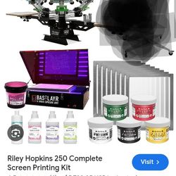 Rayonet Screen Printer Set Up,