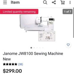 Brand New Nice sewing machine 150.00