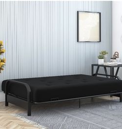 metal futon with mattress