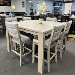 7PC Counter Height Dining Table Set 🔥SALE🔥