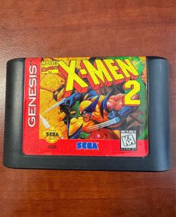 X-Men 2 Sega Genesis Cartridge
