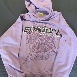 Large Sp5der "Acai" Hoodie👩‍🎤👩‍🎤