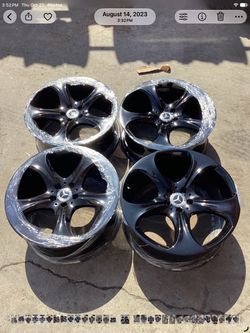 20” MERCEDES FACTORY WHEELS GLOSS BLACK