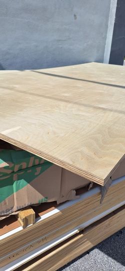 Plywood Birch Raw 3/4 - 1/2 - 1/4 - 4×8