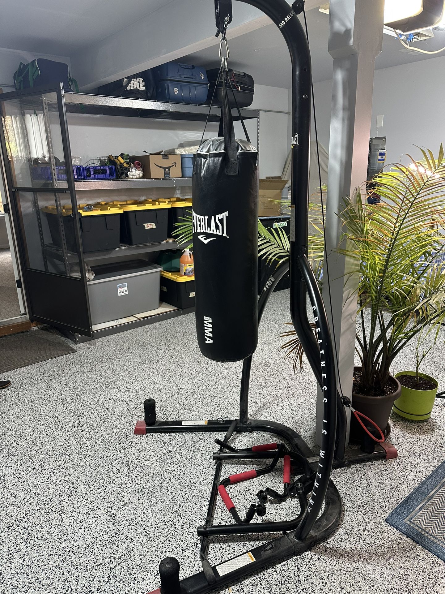 Everlast Omni Strike Stand + 80lb Punching Bag