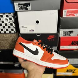 DS Jordan 1 Low Starfish size 9.5W 8M