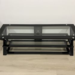 Tempered Glass TV Stand (up to 75 in. TV)
