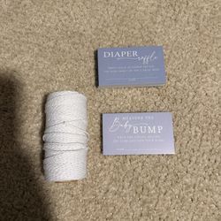 Baby shower Diaper Raffle Cards 