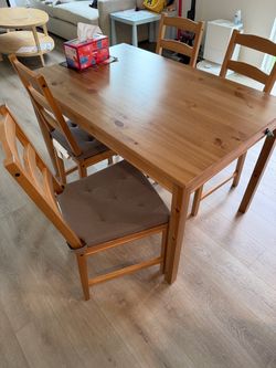 IKEA dinner table and chairs