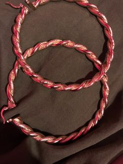 Twisty earrings (gold plated)