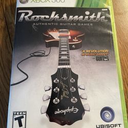 Rocksmith Authentic Guitar Game Xbox 360 (like New) $25
