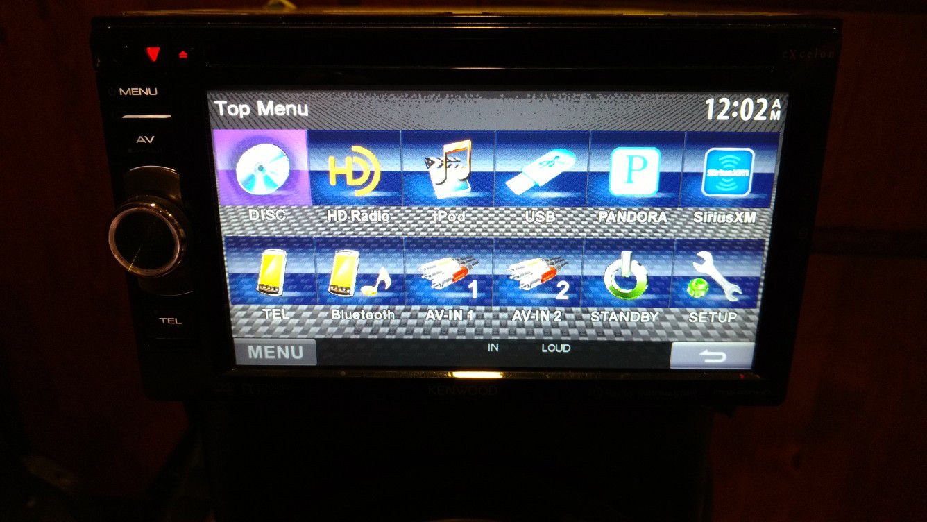 Kenwood Double Din With Bluetooth