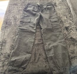 No Boundaries Black Cargo Joggers