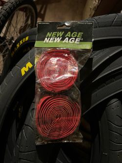 Bicycle red foam grip tape