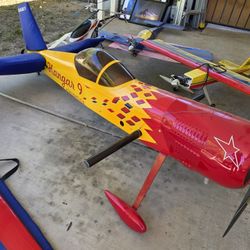 H9 1/3 Scale Sukhoi SU-31 (Zenoah GT80 Twin Cylinder) Carbon Prop