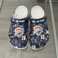 Brand new Custom OKC crocs