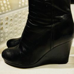 Prada Black Platform Boots