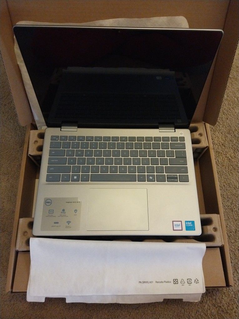 Dell – Inspiron 14” 2-in-1 Touch Laptop – Intel Core 7 Processor – 16GB Memory – 1TB SDD - Ice Blue