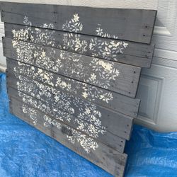 painting on Hand made real Oak Wood Panels Board