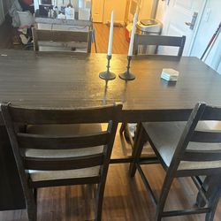 Pub Style Dining Room Table With Chairs