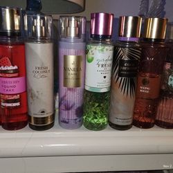 Bath And Body Works & Victoria Secret Sprays
